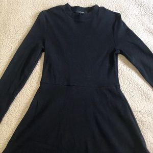 Black winter dress